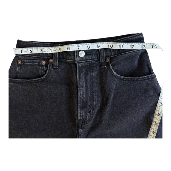 Abercrombie & Fitch Mixed Fabric 90s Straight Ultra High Rise Pants 26 Short - Picture 7 of 12